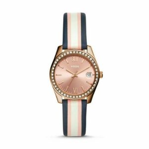 Fossil Women's Scarlette ES4595 Rose-Gold Leather